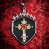 Gothic Cross Shield Pendant