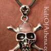 Double Cross Skull Pendant