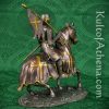 Crusading Knight on Horseback Statue