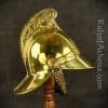 New South Wales Fire Brigade Helmet - 20 Gauge Brass