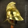 New South Wales Fire Brigade Helmet - 20 Gauge Brass