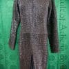 DABM Chainmail Hauberk - Blackened Mild Steel 6mm Alternating Dome Riveted Flat and Solid Flat Rings - Close Out
