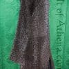 DABM Chainmail Hauberk - Blackened Mild Steel 6mm Alternating Dome Riveted Flat and Solid Flat Rings - Close Out