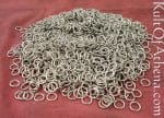 BRNS 1 kgs Loose Chainmail Rings - Stainless Steel Round Rings 16 Gauge / 9mm - Butted - Close Out