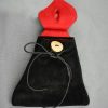 High Capacity Medieval Belt Pouch - Red