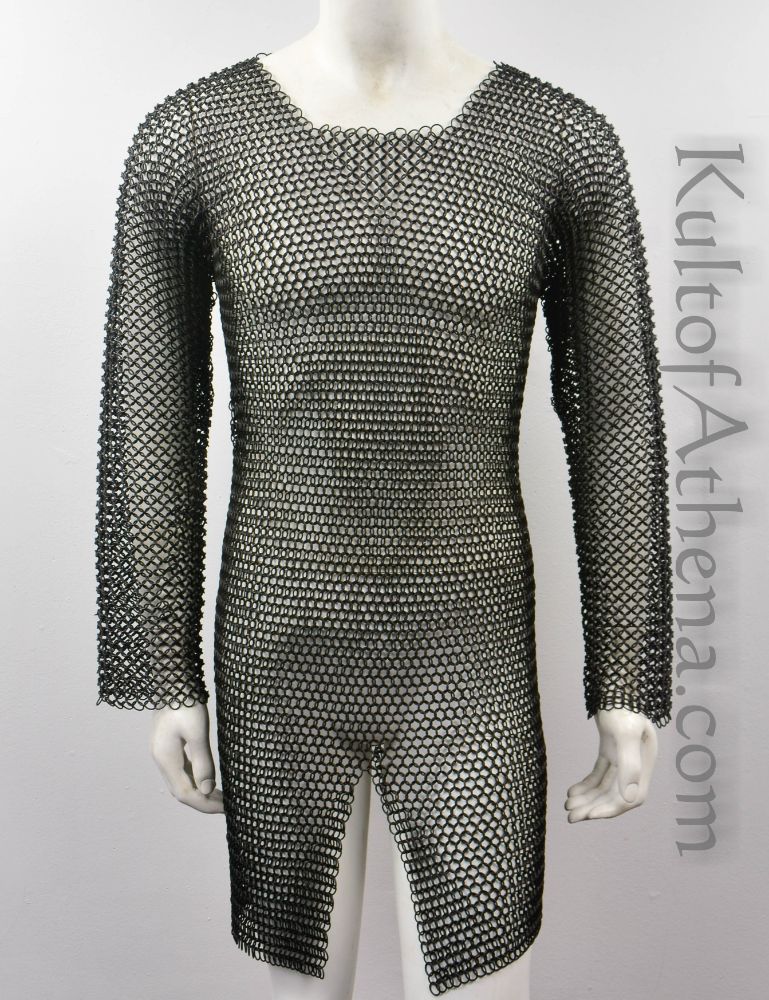 Chainmail Hauberk - Butted High Tensile Wire Rings - Lord of Battles