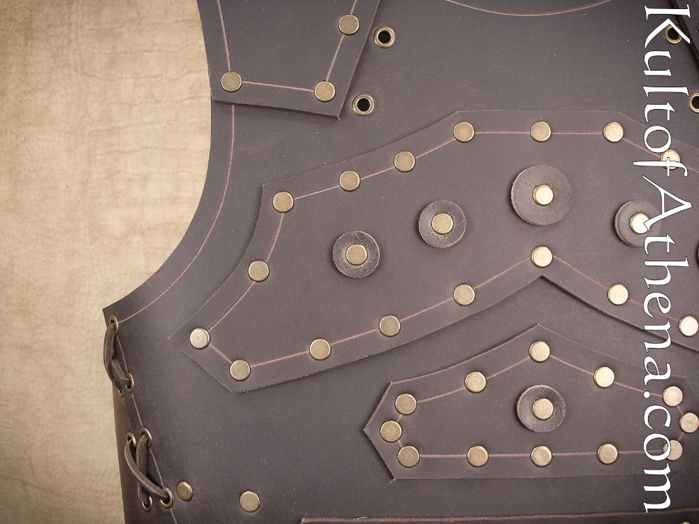 Barbarian Leather Torso Armor - Kult of Athena