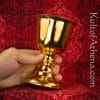 Brass Plated Medieval Goblet