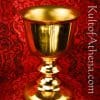 Brass Plated Medieval Goblet