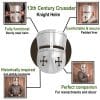 Crusader's Helm - 14 Gauge Steel