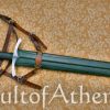 Valiant Armoury Craftsman Series - Short Leaf Blade Sword with Scabbard - Green