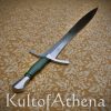 Valiant Armoury Craftsman Series - Short Leaf Blade Sword with Scabbard - Green