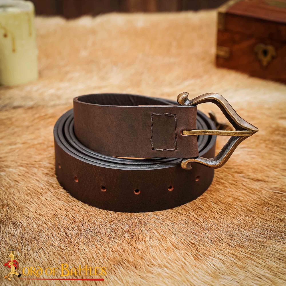 Medieval Shield Buckle Belt