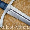 Valiant Armoury Craftsman Series - Long Leaf Blade Sword with Scabbard - Blue