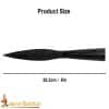 Lord of Battles - Medieval Blackened Light Spear Head