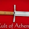 Landsknecht Emporium- Gottfried Messer with Thick Blunt Training Blade - Beech Grip