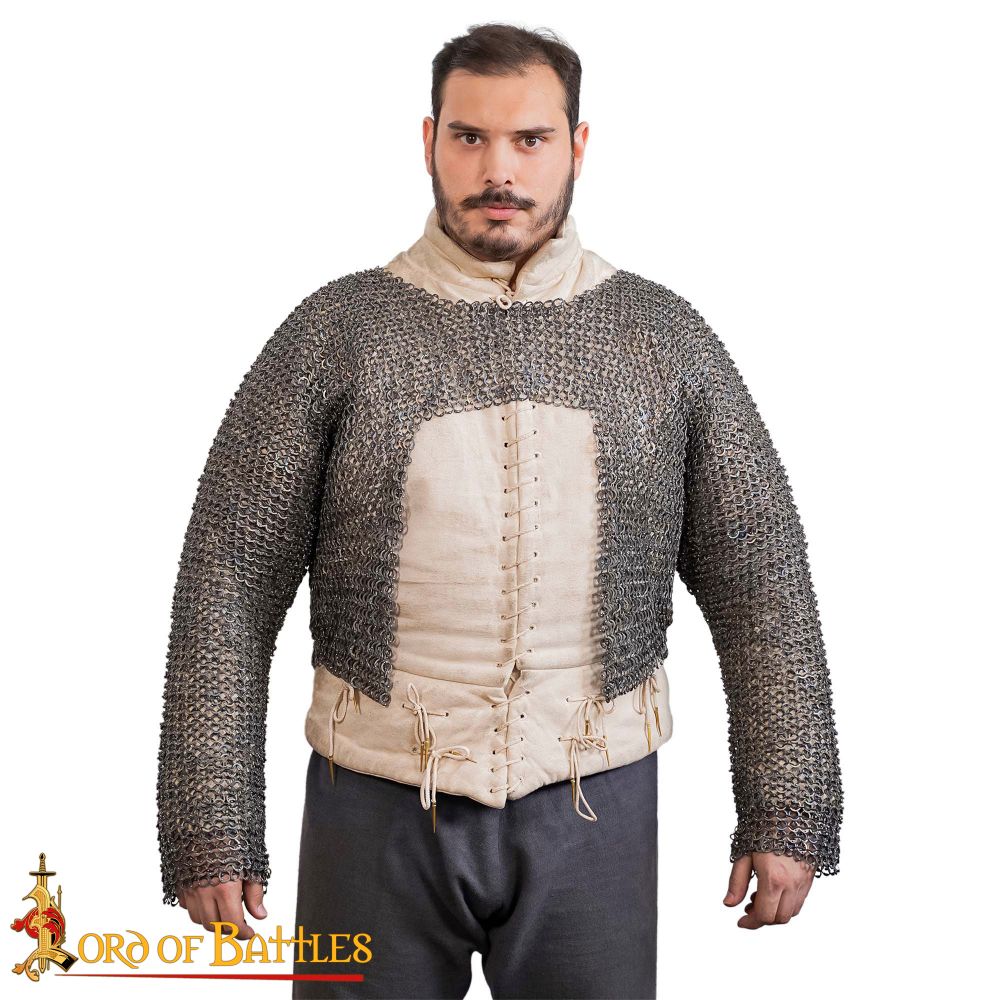 Chainmail Hauberk - Butted High Tensile Wire Rings - Lord of Battles