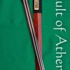 Iron Tiger Forge - Han Jian with Blue and Gold Patterned Folded Steel Blade