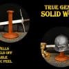 Mythrojan Medieval Wooden Helmet Stand