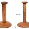 Mythrojan Medieval Wooden Helmet Stand