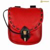 Mythrojan Belt Pouch Renaissance Costume Accessories LARP Waist Bag Cosplay Coin Purse Brown 8" x 7"