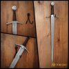 Mythrojan Heavy Sword Wall Mount in Forged Black Finish : Universal Sword Holder Wall Display
