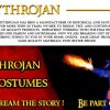 Mythrojan Embroidered Canvas Viking Tunic: Medieval Vikings SCA LARP