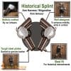 Medieval Splint / Brigandine Arm Armor - Lord of Battles