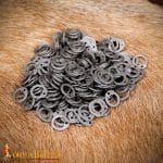 By The Sword - Loose Chainmail Rings - Flat Ring Wedge Riveted 9mm