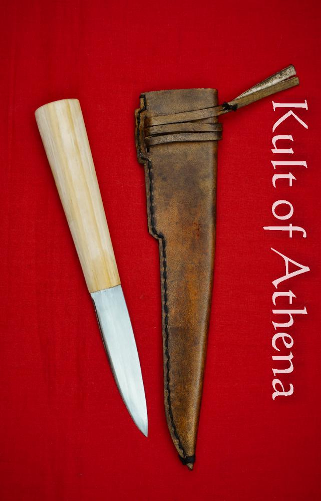 Markland Merchants - Viking Haithabu / Hedeby Knife with Leather